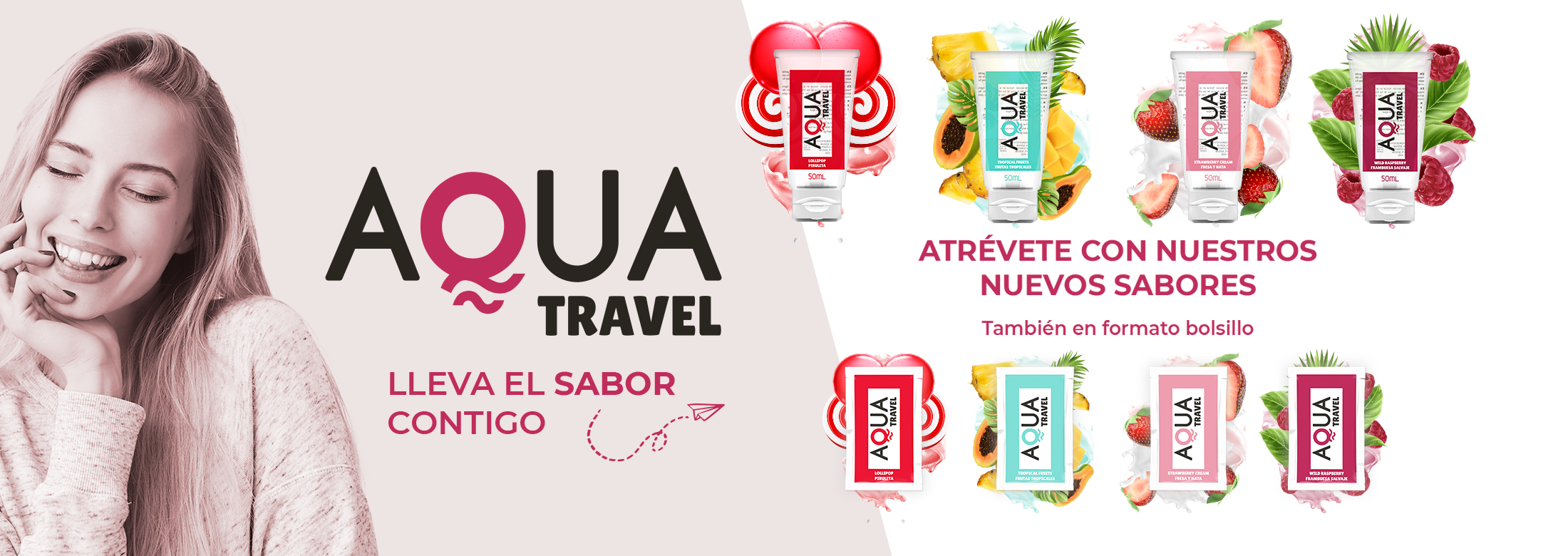 banner lubricantes aqua travel